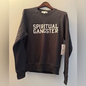 NWT Spiritual Gangster Charcoal Sweatshirt